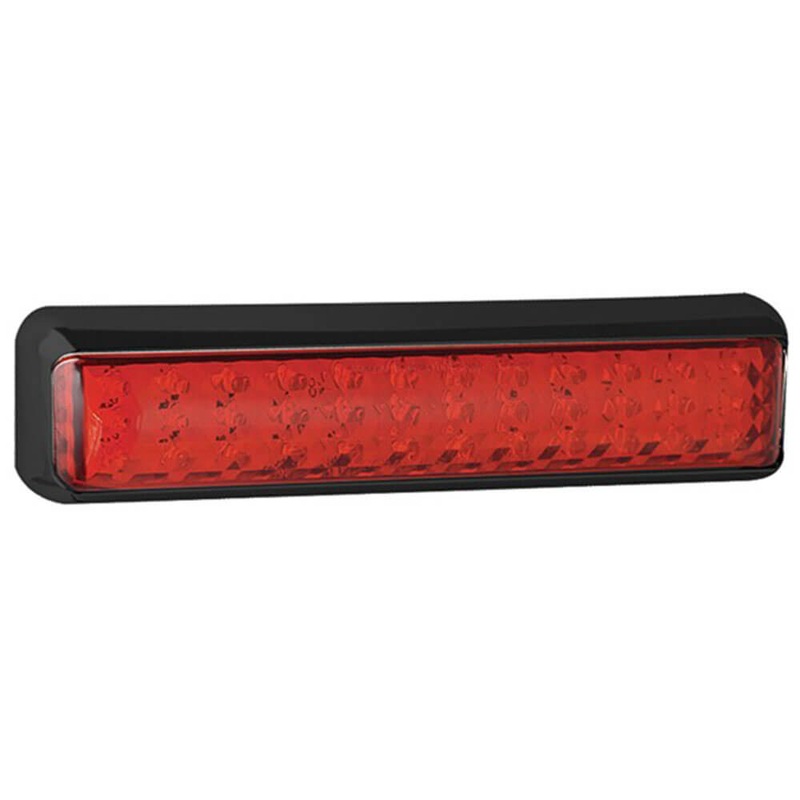 Arrt et remorque de queue LED Light Red (200x92mm)