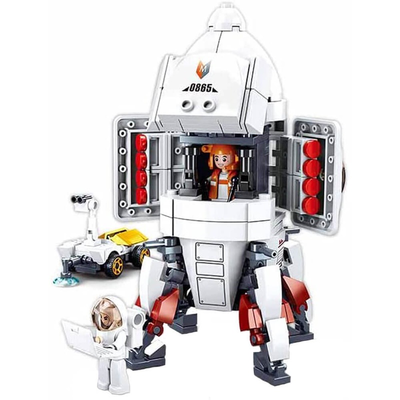Ensemble de construction de modules d’atterrissage Sluban Space Saturn 320pc
