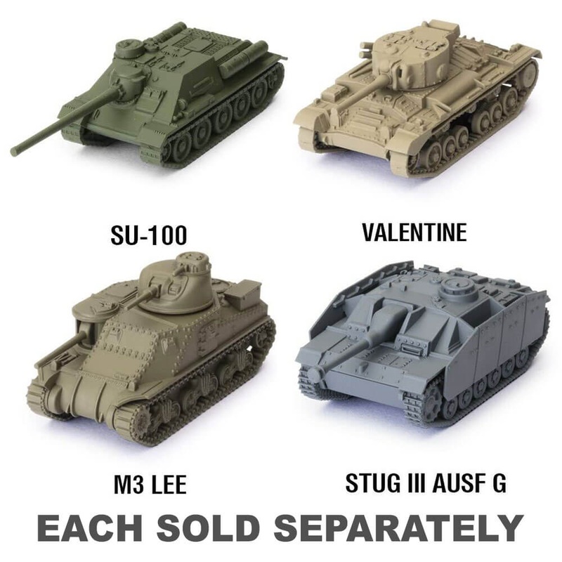 MINIATURES DE TANT WORLD OF TANKS WAVE 1