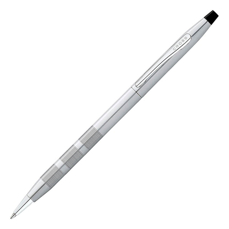 Stylo bille en satin de sicle classique